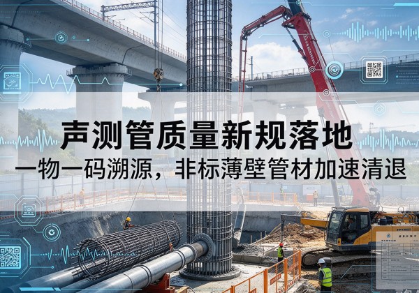云县声测管质量新规落地，一物一码溯源，非标薄壁管材加速清退