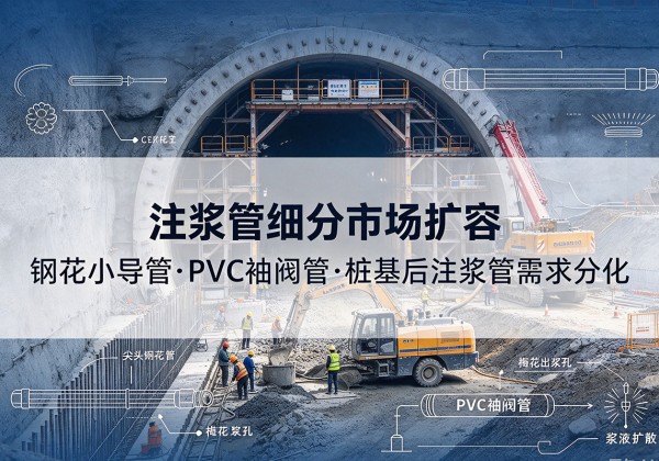 云县注浆管细分市场扩容，隧道钢花小导管、PVC 袖阀管、桩基后注浆管需求分化